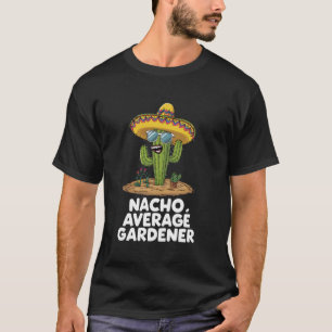 Camiseta Funny Gardening Love Plant Lady Nacho Média Gard