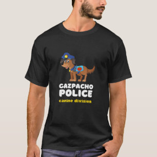 Camiseta Funny Gazgason Policial Dog Politics Congestioname