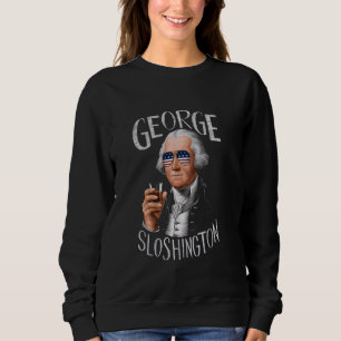 Camiseta Funny George Sloshington Washington 4 de julho Am