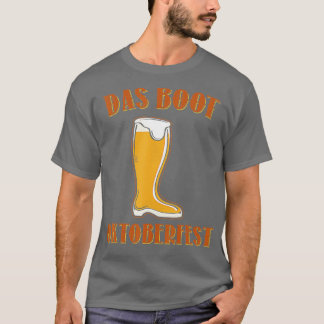 Camiseta Funny German Beer Das Boot Munique Alemanha Oktobe
