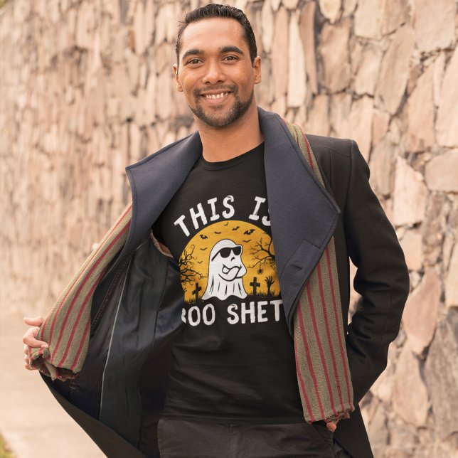 Camiseta Funny Ghost Halloween Phrase (Criador carregado)