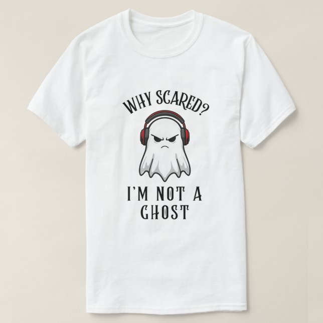 Camiseta Funny Ghost Vibes (Frente do Design)