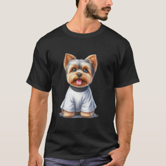 Camiseta Funny Ghost Yorkshire Terrier Dog Halloween
