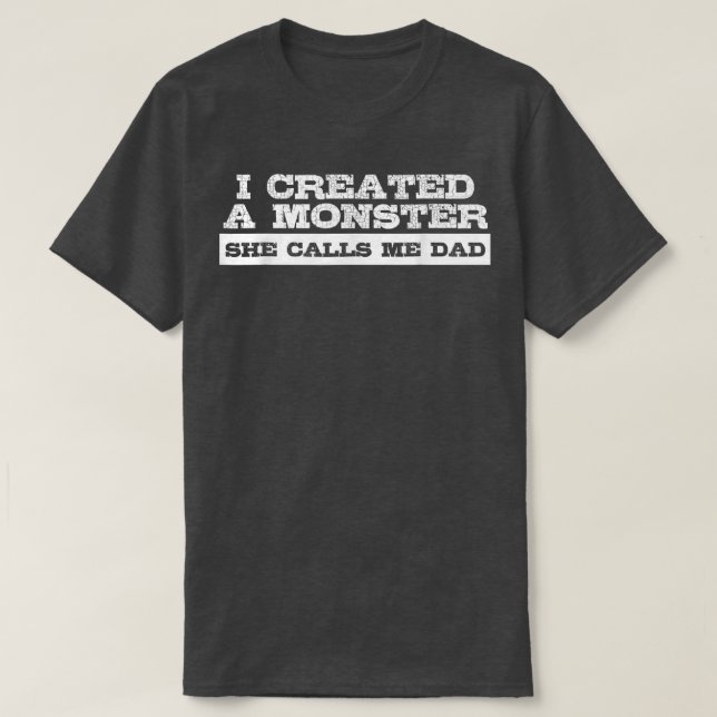 Camiseta Funny Gift for Dad from Daughter First Father's Da (Frente do Design)