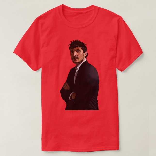 Camiseta Funny Gift Pedro Pascal (Frente do Design)