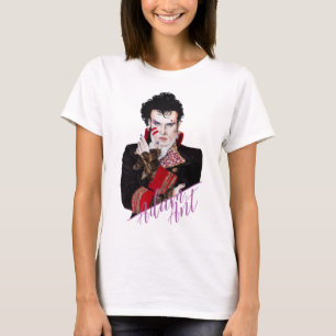 Camiseta Funny Gifts Male Adam Singer Ant Escritor De Ondas