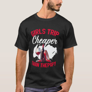 Camiseta Funny Girls Trip Bachelorette Wine Party Girls Wee