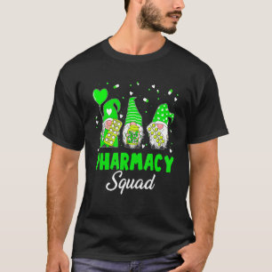 Camiseta Funny Gnome Pharmacy Squad Pharmaceuticals Patrick