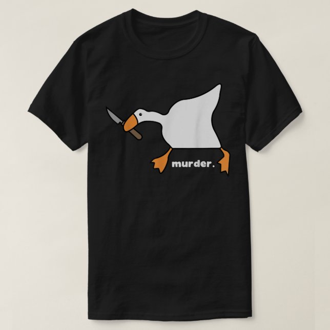 Camiseta Funny Goose Murder  (Frente do Design)