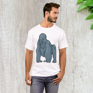 Camiseta Funny Gorilla Legal Blue Ape Design