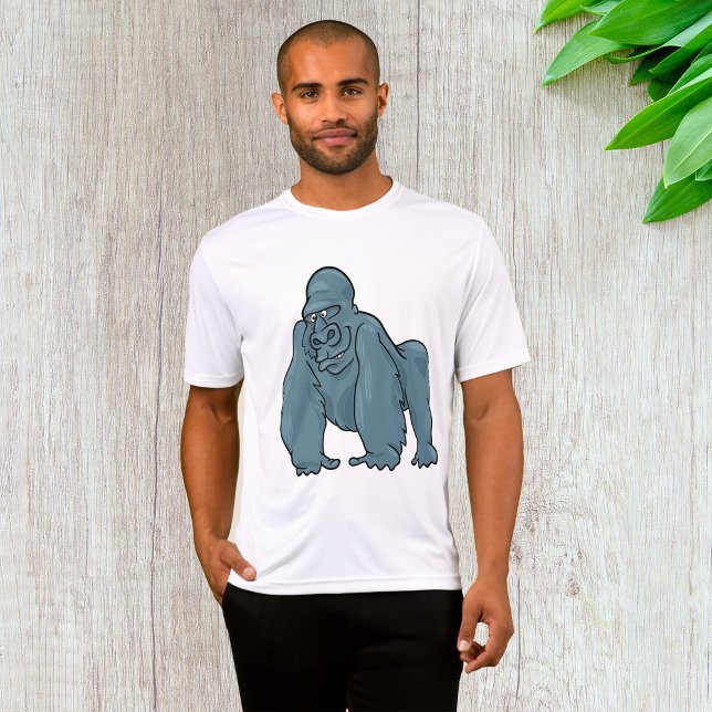 Camiseta Funny Gorilla Legal Blue Ape Design (Criador carregado)
