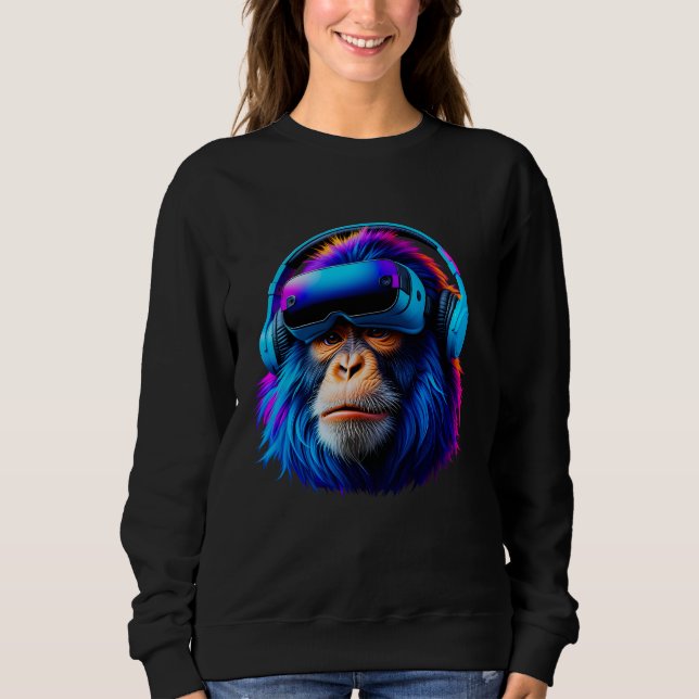 Camiseta Funny Gorilla VR Jogando Gorilla Monke Gorilla (Frente)