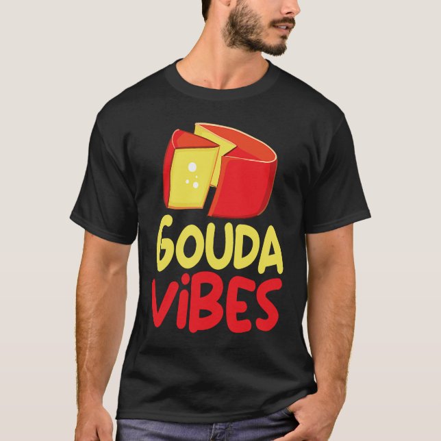 Camiseta Funny Gouda Lover Cheesus More Cheese Brie Gouda V (Frente)