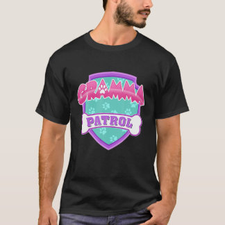 Camiseta Funny Gramma Patrol - Mãe De Cachorro, Pai Para Mu