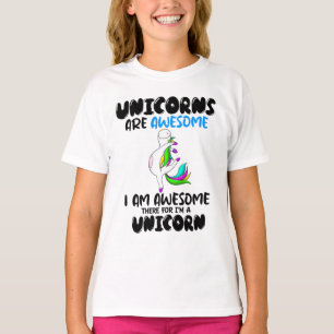 Camiseta FUNNY Green UNICORN Eu sou um Unicórnio