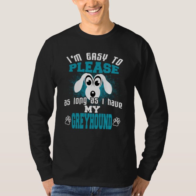 Camiseta Funny Greyhound Dog Owners (Frente)