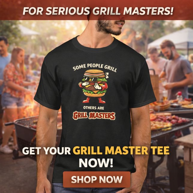 Camiseta Funny Grill Master | Father's Day (Criador carregado)