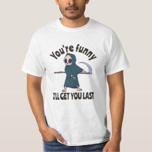 Camiseta Funny Grim Reaper Skeleton Halloween Costume