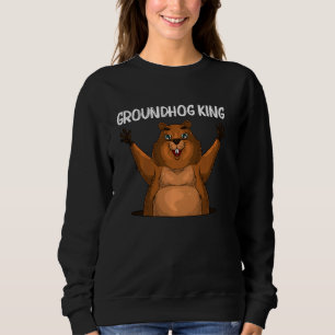 Camiseta Funny Groundhog Para Homens Pai Woodchuck Rodent A