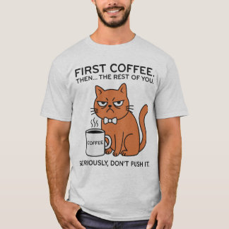 Camiseta Funny Grumpy Cat Sarcastic Graphic Tee