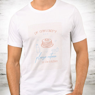 Camiseta Funny Grumpy Morning Breakfast Pancake Gift Tee