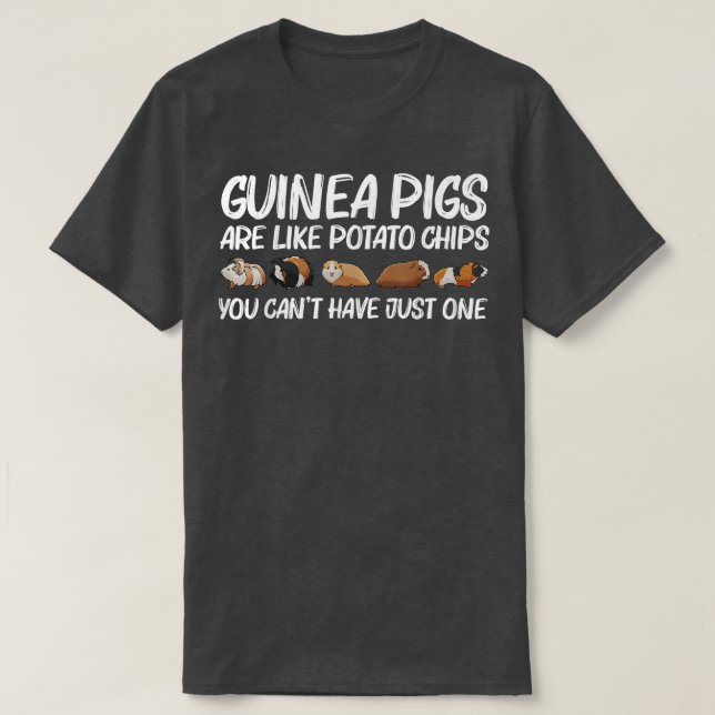Camiseta Funny Guinea Pig Art For Men Women Rodent Animal G (Frente do Design)