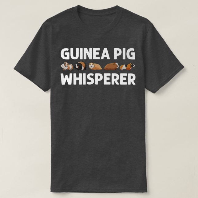 Camiseta Funny Guinea Pig Art For Men Women Rodent Animal G (Frente do Design)