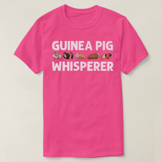 Camiseta Funny Guinea Pig Art For Men Women Rodent Animal G (Frente do Design)