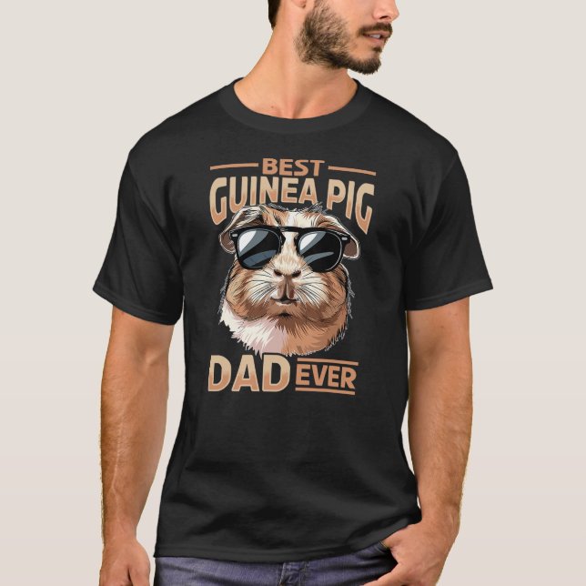 Camiseta Funny Guinea Pig Pet Lover Rodent Animal Best Guin (Frente)
