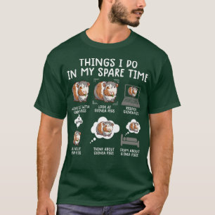 Camiseta Funny Guinea Pig Shirt Srcastic Humor Guinea Pig P