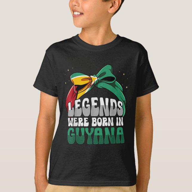 Camiseta Funny Guyanese Flag Guiana (Frente)
