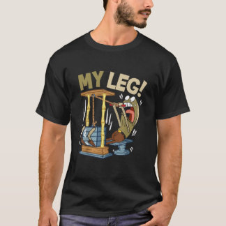Camiseta Funny Gym Cartoon | My Leg T‑shirt Design