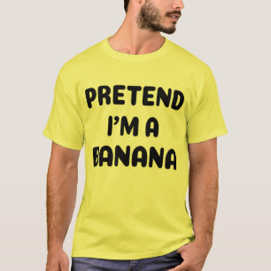 Camiseta Funny Halloween - Finja que sou uma Banana