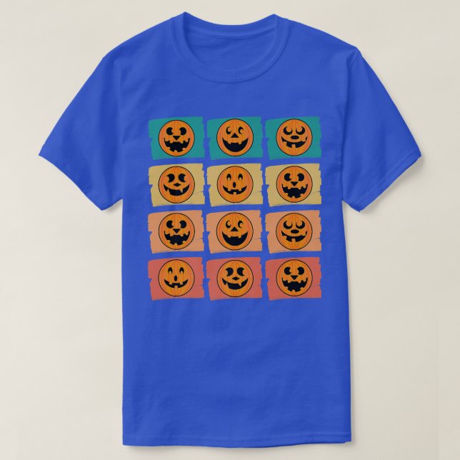 Camiseta Funny Halloween Jack O Lanterns Fall Autumn Pumpki (Frente do Design)