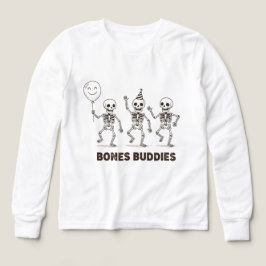 Camiseta Funny Halloween Skeletons