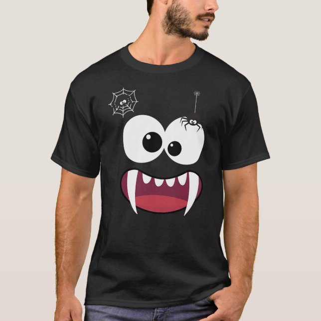 Camiseta funny halloween spider tee (Frente)