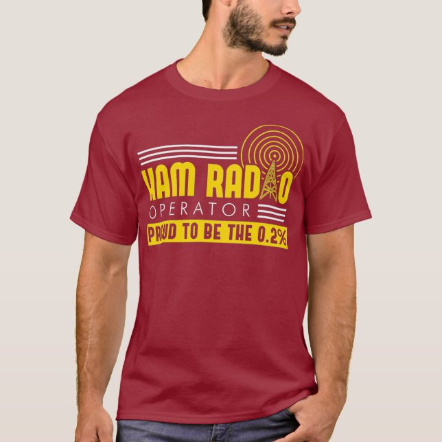 Camiseta Funny Ham Radio Operator (Frente)