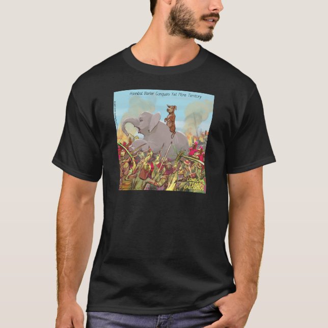 Camiseta Funny Hannibal Barca Conquista Terra (Frente)