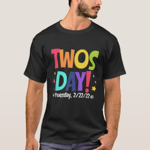 Camiseta Funny Happy 2/22/22 Twosday 22 De Fevereiro De 202