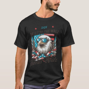 Camiseta Funny Harris Walz 2024 Ballz Para A Eleição Walz