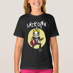 Camiseta Funny Heavy Metal Unicorn