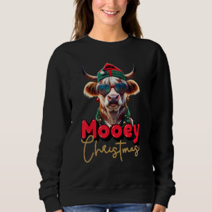 Camiseta Funny Highland Cow Mooey Christmas Scottish Family