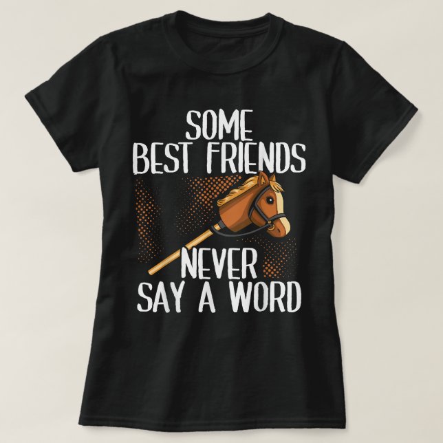 Camiseta Funny Hobby Horsing Cute Hobby Horse Saying Girls (Frente do Design)