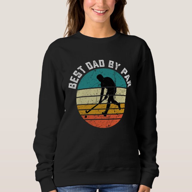 Camiseta Funny Hockey Best Dad By Par Frisbee Father's Day  (Frente)