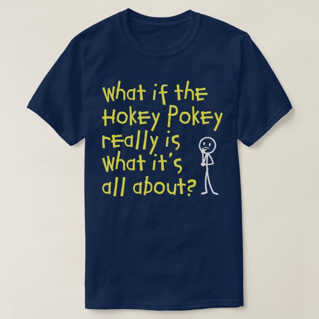 Camiseta Funny Hokey Pokey (Frente do Design)