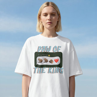 Camiseta Funny Hoppers Paw of King George Pond Crew Beaver