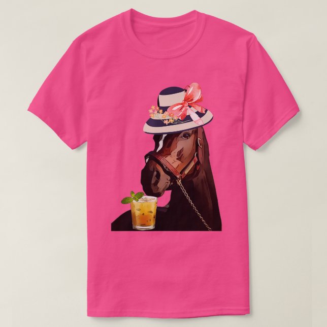 Camiseta Funny Horse Derby Party tshirt (Frente do Design)