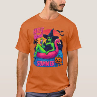 Camiseta Funny HOT GHOUL SUMMER Summerween Vibes Skeleton I