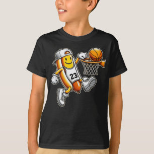 Camiseta Funny Hotdog Basball Dunk Sports Court Athletic