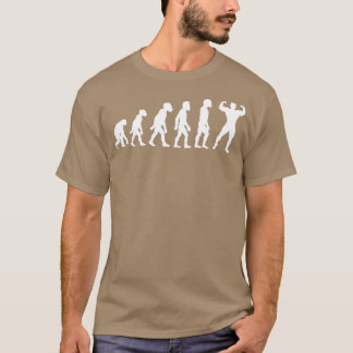 Camiseta Funny Human Bodybuilding Evolution Weighter Bo